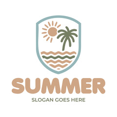 Coastal Palm Crest Logo