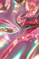 Liquid metal texture with vibrant mercury-like ripples