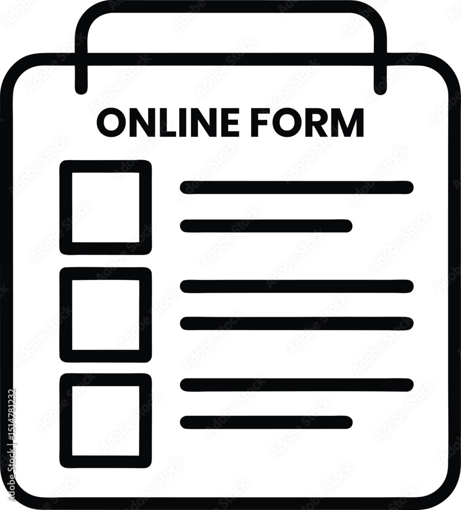 Poster user-friendly online order form: e-commerce website checkout and digital purchase process