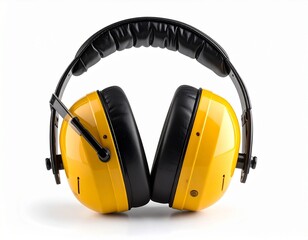 headphones on white background