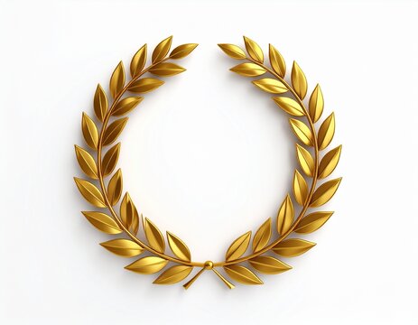 gold laurel wreath