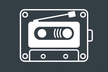Obraz premium retro radio icon