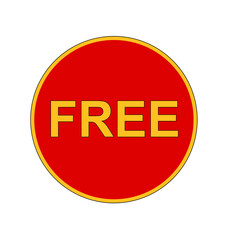 Free promotional sales label