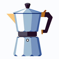 coffee maker on white background