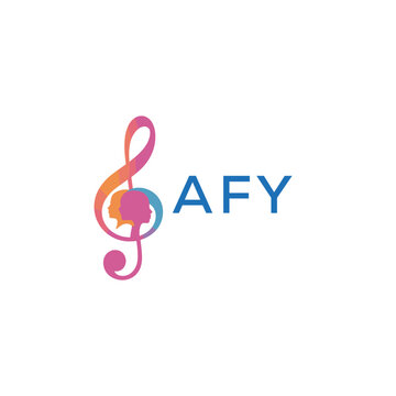 AFY letter logo. AFY Music Inspiring Young Minds Through Melody. The Sound of Growth AFY's Musical Journey.
