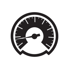 speedometer isolated on white background