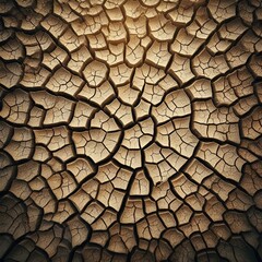 dry cracked earth
