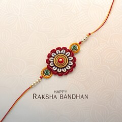 Happy Raksha Bandhan Indian festival celebration cultural background