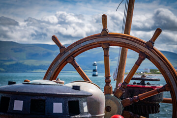 Crusing from llandudno to puffin island North wales