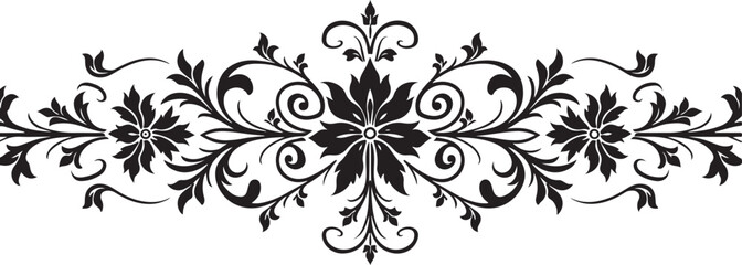 black and white flower