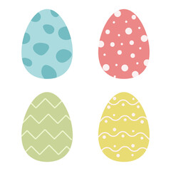 Easter colorful eggs