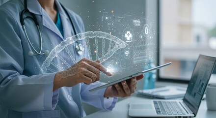 Realistic Image Doctor Using Tablet Connecting Global Medical Network