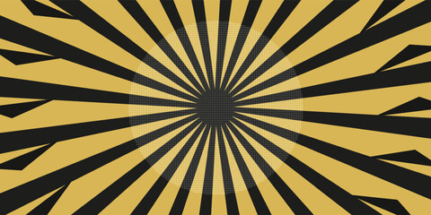 Explosion effect background. Flash explosion radial lines abstract comic book, anime style. Vector illustration design.