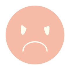 表情、怒る