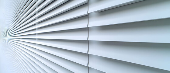 Obraz premium Abstract White Horizontal Lines Pattern