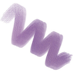 Beige brush stroke with transparent background in PNG format