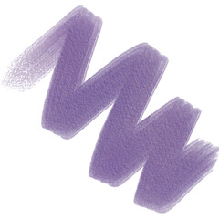 Beige brush stroke with transparent background in PNG format