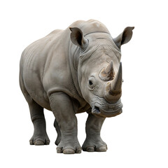 Obraz premium Powerful Rhino: A Majestic Creature
