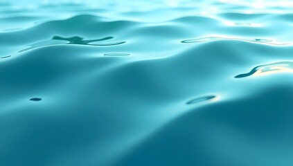 Close-up of a serene water surface with soft undulating waves, ideal for conveying calmness, nature, and relaxation in creative projects
