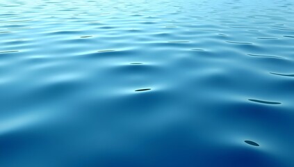 Gentle waves rippling across the surface of the ocean, reflecting soft light, creating a peaceful and soothing water texture for creative use