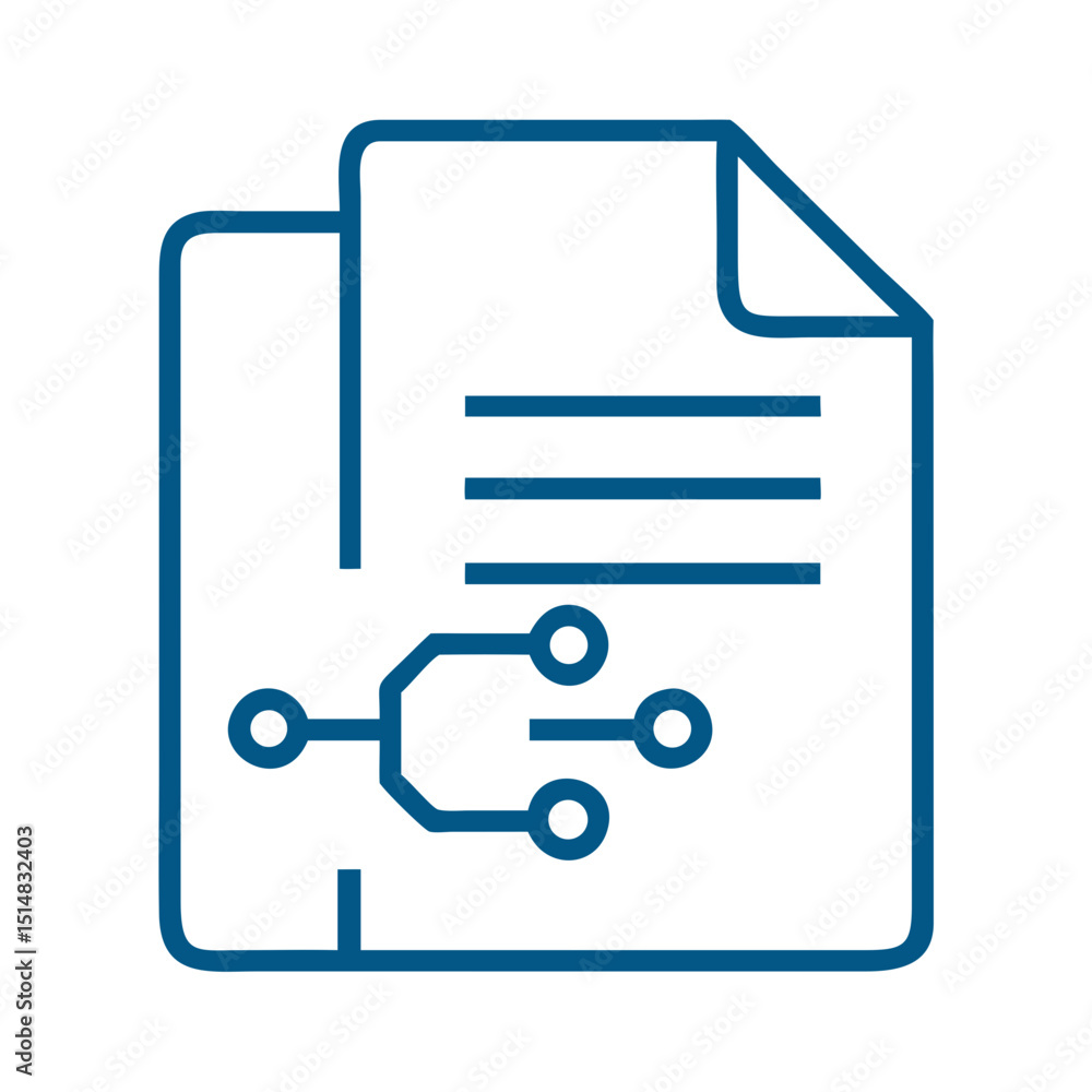 Poster document with connection design for digital communication