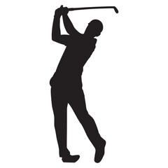 Golf Silhouette Illustration