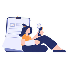 Business Insurance Element Illustration