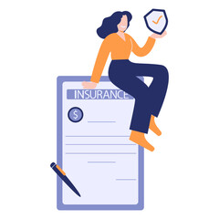 Business Insurance Element Illustration