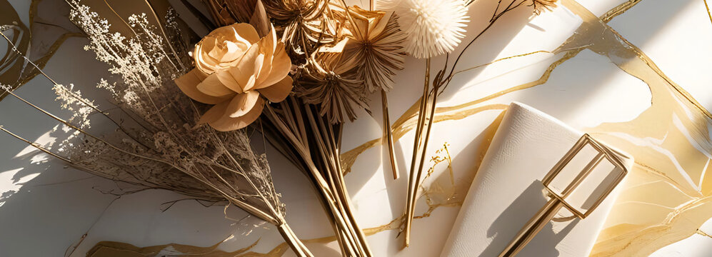 abstract background with golden stripes