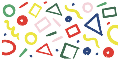 seamless pattern with numbers