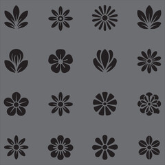 Fototapeta premium seamless pattern with flowers