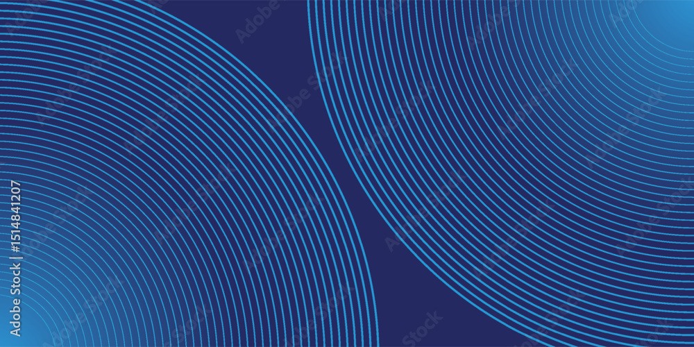 Poster bright blue dynamic abstract vector background with diagonal lines. 3d business presentation banner 