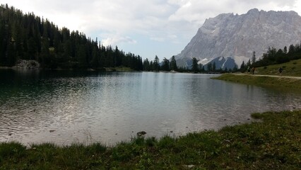 mountain lake in the mountains