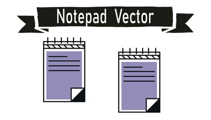 Notepad vector 