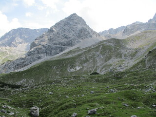 mountain landscape in the alps