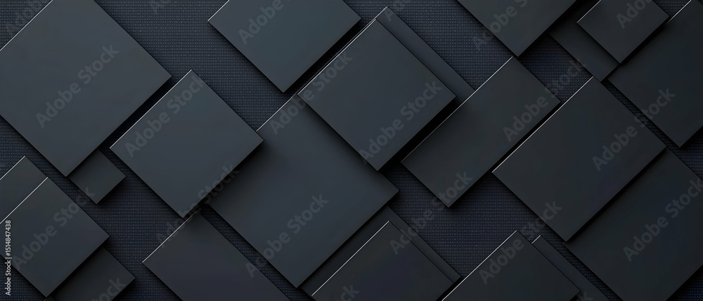 Poster abstract dark square pattern background