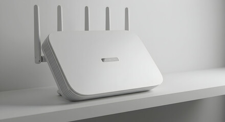 High Speed Wifi Router Modern Home Network Device Wireless Internet Connection Technology