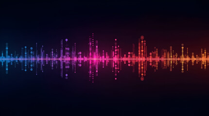 Sound Wave Audio Spectrum, Music Equalizer Oscillate, Visualization Future, Infographic Explaining How Decode Morse Code Visuals Bright Easy Follow Design Learners