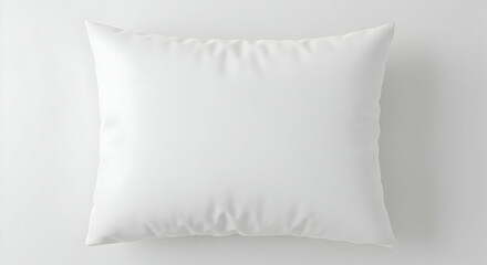 Simple White Square Pillow Soft Comfortable Home Decor Throw Pillowcase Cushion