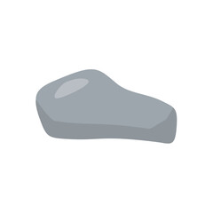 Rock stones flat cartoon illustration
