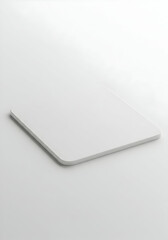 Blank White Square Acrylic Sheet Perfect for Mockups Designs Presentations and Projects Clean Minimalist Background Studio Shot