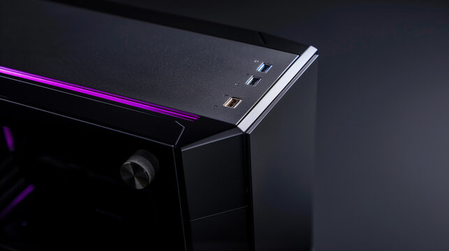 Sleek Custom Gaming PC Close-Up Showcasing Vibrant RGB Lighting Illuminating High-Performance Internal Components Including GPU, Cooler, and Motherboard in Modern Build.