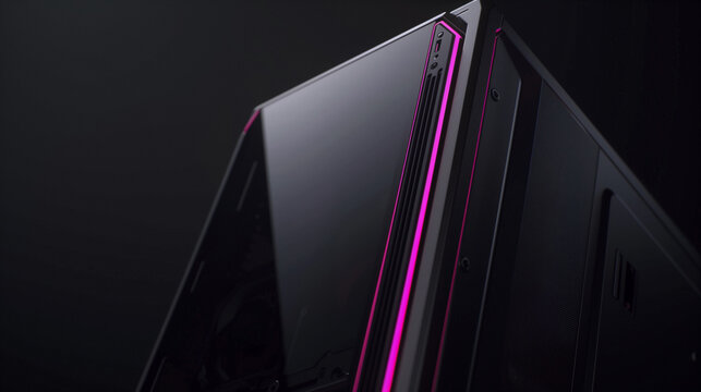 Sleek Custom Gaming PC Close-Up Showcasing Vibrant RGB Lighting Illuminating High-Performance Internal Components Including GPU, Cooler, and Motherboard in Modern Build