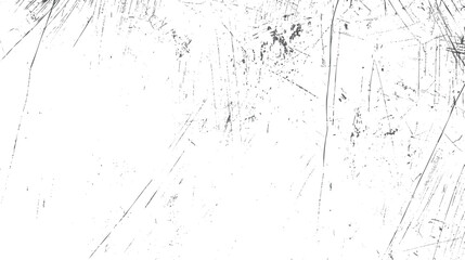 Sketch line grunge texture in black and white. Hand-drawn rough strokes with distressed effects. Isolated vector background for retro and vintage design.