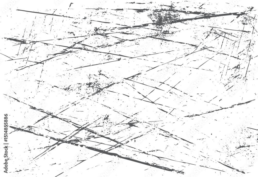 Poster grunge texture with distressed effect. dirty sketch style isolated on white vector. rough grunge sur