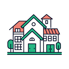 Building vector icon