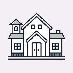 Building vector icon