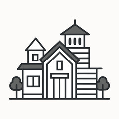Building vector icon