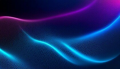 Obraz premium Abstract Colorful Wave Background Dynamic Neon Blue and Purple Flowing Design