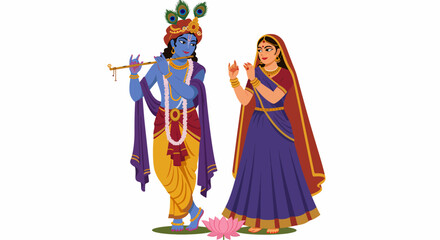 Krishna Radha Divine Love